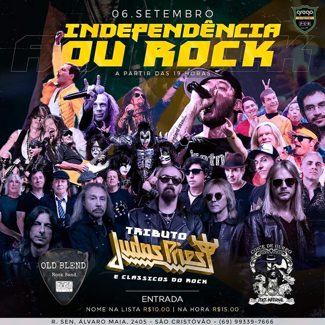 INDEPENDÊNCIA OU ROCK - É hoje no Grego Original com duas atrações - News Rondônia