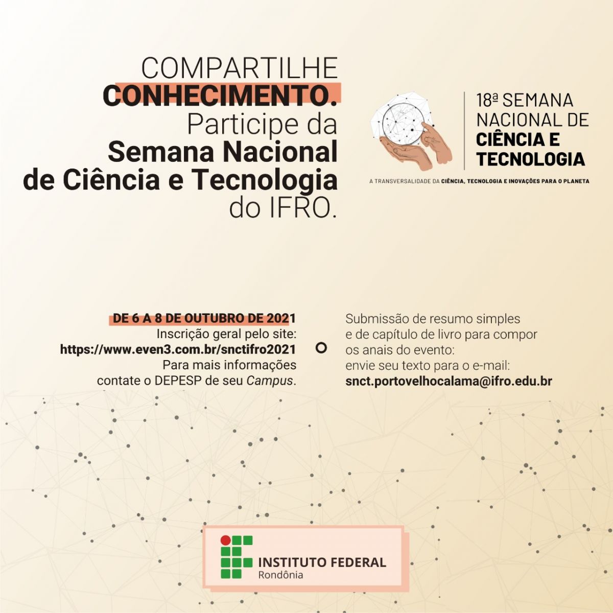 IFRO reúne campi na realização da Semana Nacional de Ciência e Tecnologia 2021 - News Rondônia