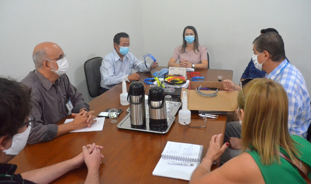 Reunião com Ifro e Prefeitura de Vilhena traçam métodos para fabricação de faceshields na cidade - News Rondônia