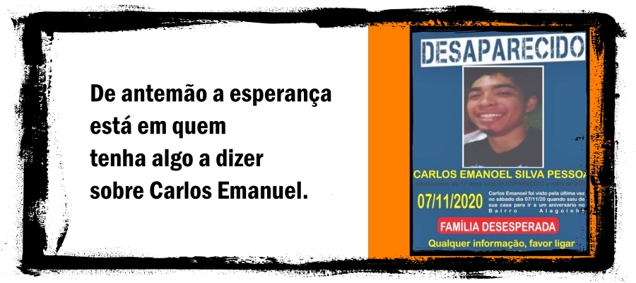 Carlos Emanuel Silva Pessoa foi a festa e cinco meses depois ainda não retornou - News Rondônia