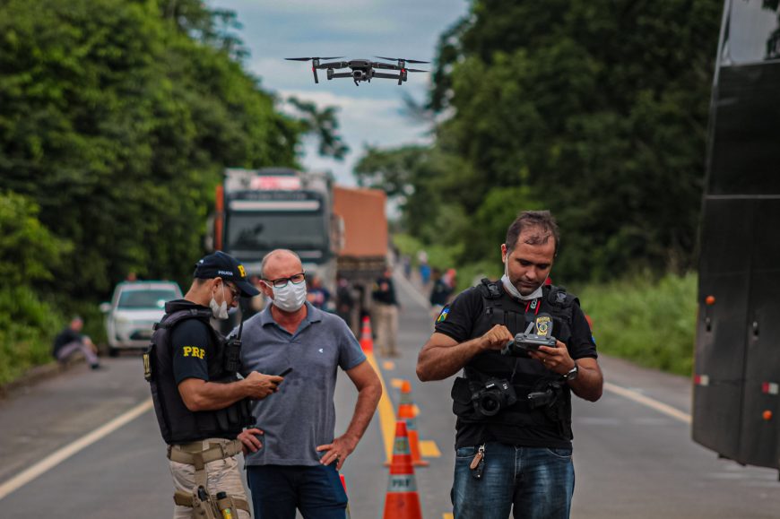 Tecnologias modernas são utilizadas por equipe da Politec para perícias em acidentes nas rodovias - News Rondônia