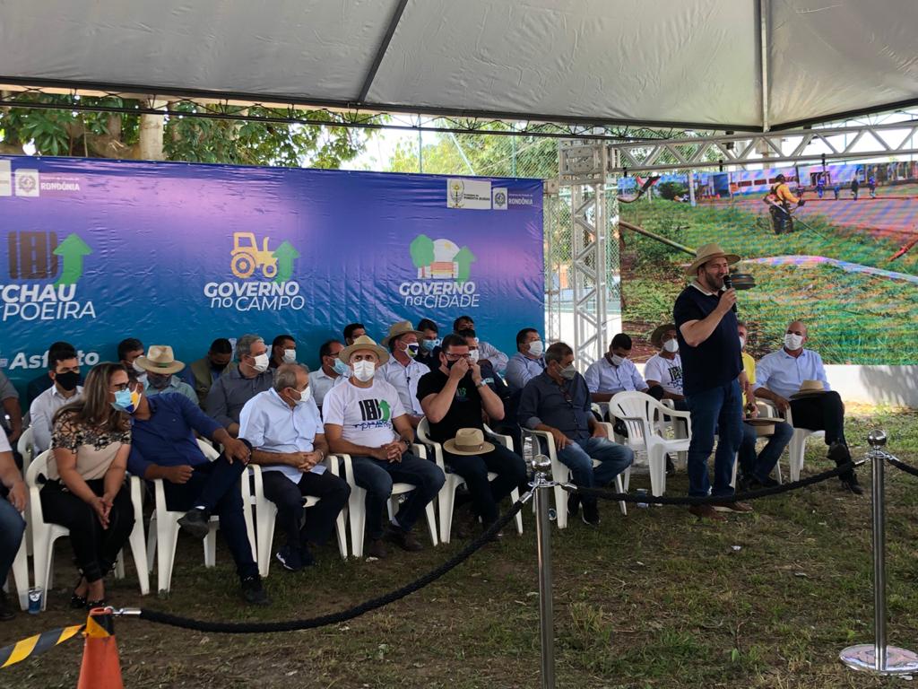 Presidente Alex Redano participa do lançamento do Tchau Poeira em Pimenta Bueno - News Rondônia