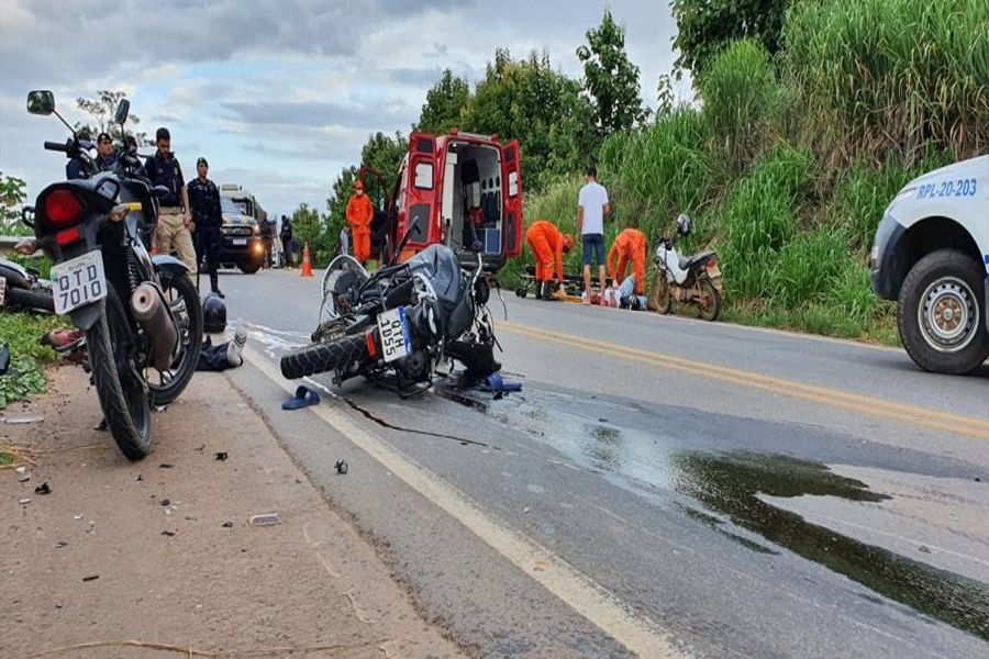 Mais uma tragédia na BR 364: choque entre motocicletas deixa um morto e dois feridos na região central de RO; VEJA VÍDEO - News Rondônia
