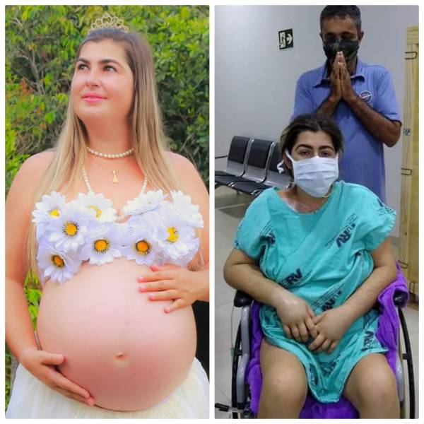 A incrível história da vilhenense contaminada pela Covid-19 que teve filha através de parto antecipado, foi entubada e sobreviveu - Vídeo - News Rondônia