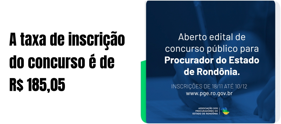 PGE-RO: Edital do concurso é publicado - News Rondônia