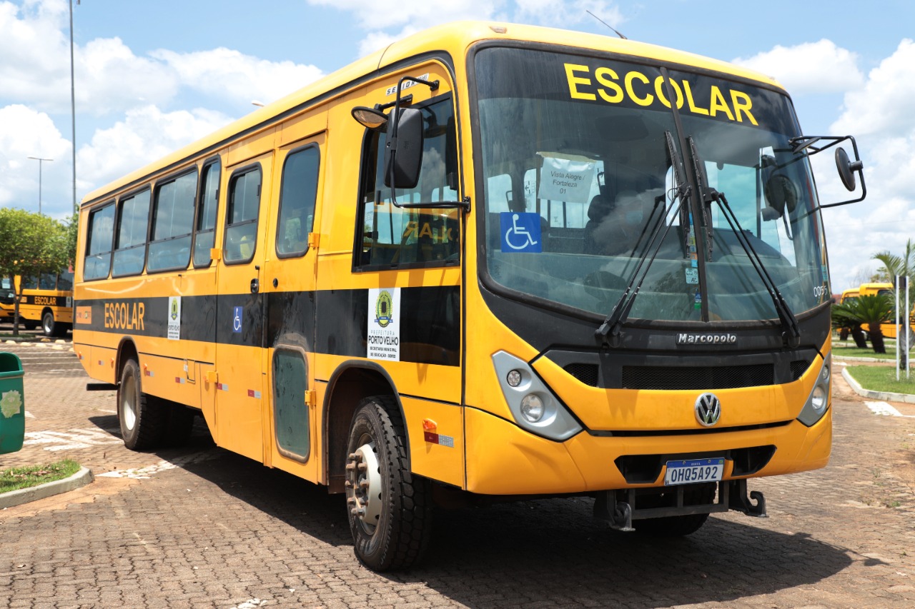 TRANSPORTE ESCOLAR: Prefeitura de Porto Velho inicia translado de ônibus que transportarão alunos zona rural - News Rondônia