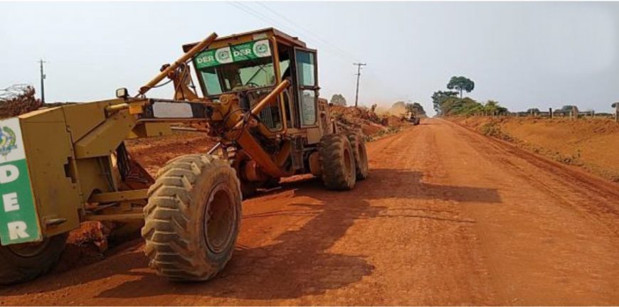 ESTRADAS - Rodovias primárias em Alvorada dOeste e região são recuperadas pelo DER - News Rondônia