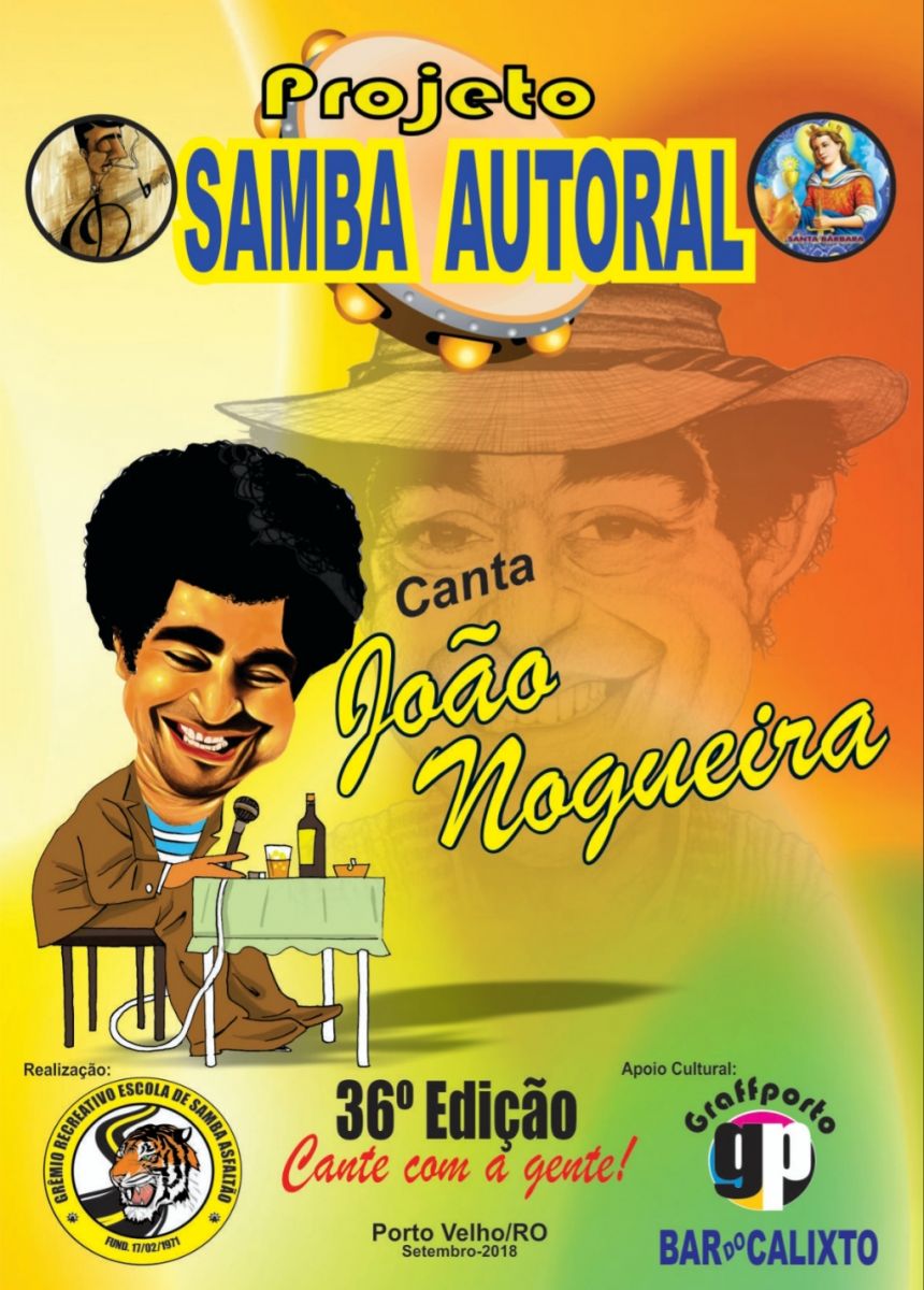 SAMBA AUTORAL HOMENAGEIA JOÃO NOGUEIRA NESTE SÁBADO - News Rondônia