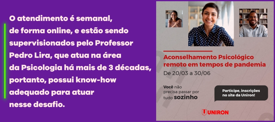 UNIRON: Curso de Psicologia oferece atendimento gratuito - News Rondônia