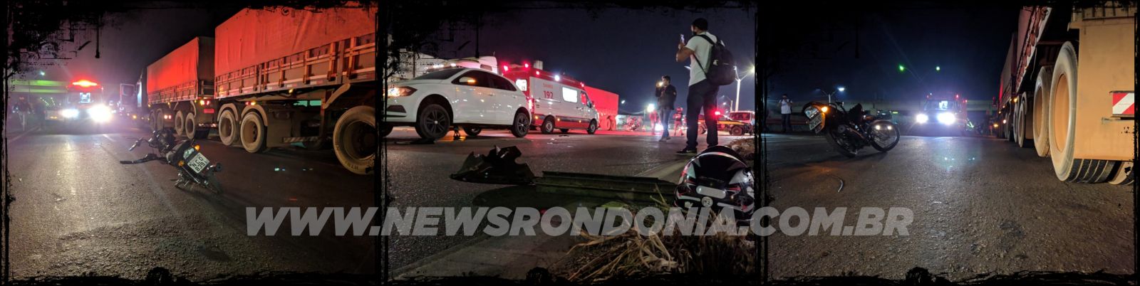 URGENTE: Motociclista é arrastado por carro na BR-364 - News Rondônia
