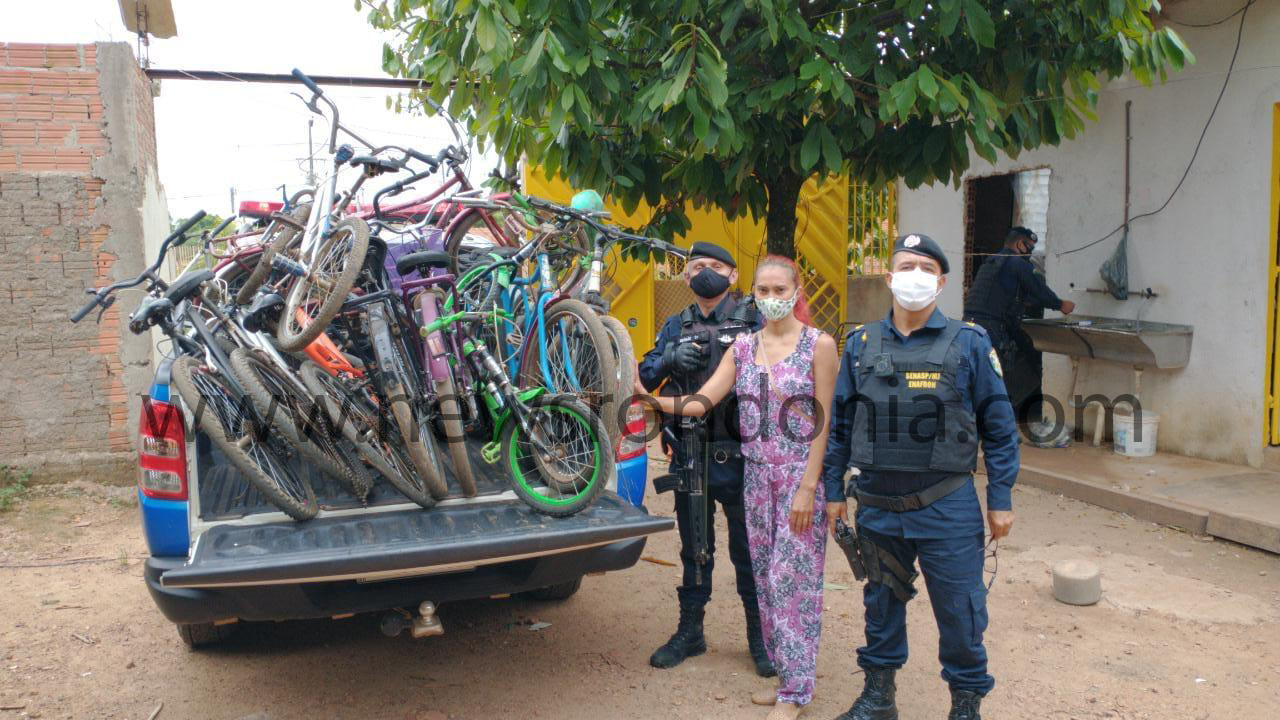 Polícia recebe denúncia e prende receptador com 11 bicicletas roubadas na zona leste - News Rondônia