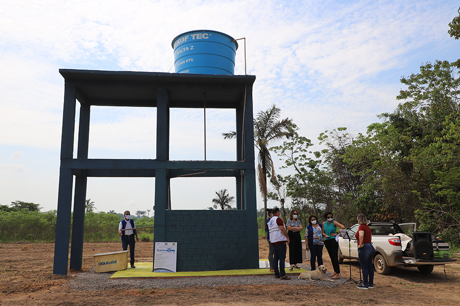 APOIO RURAL - Prefeitura leva projeto de abastecimento de água tratada para vila de Nova Aliança - News Rondônia