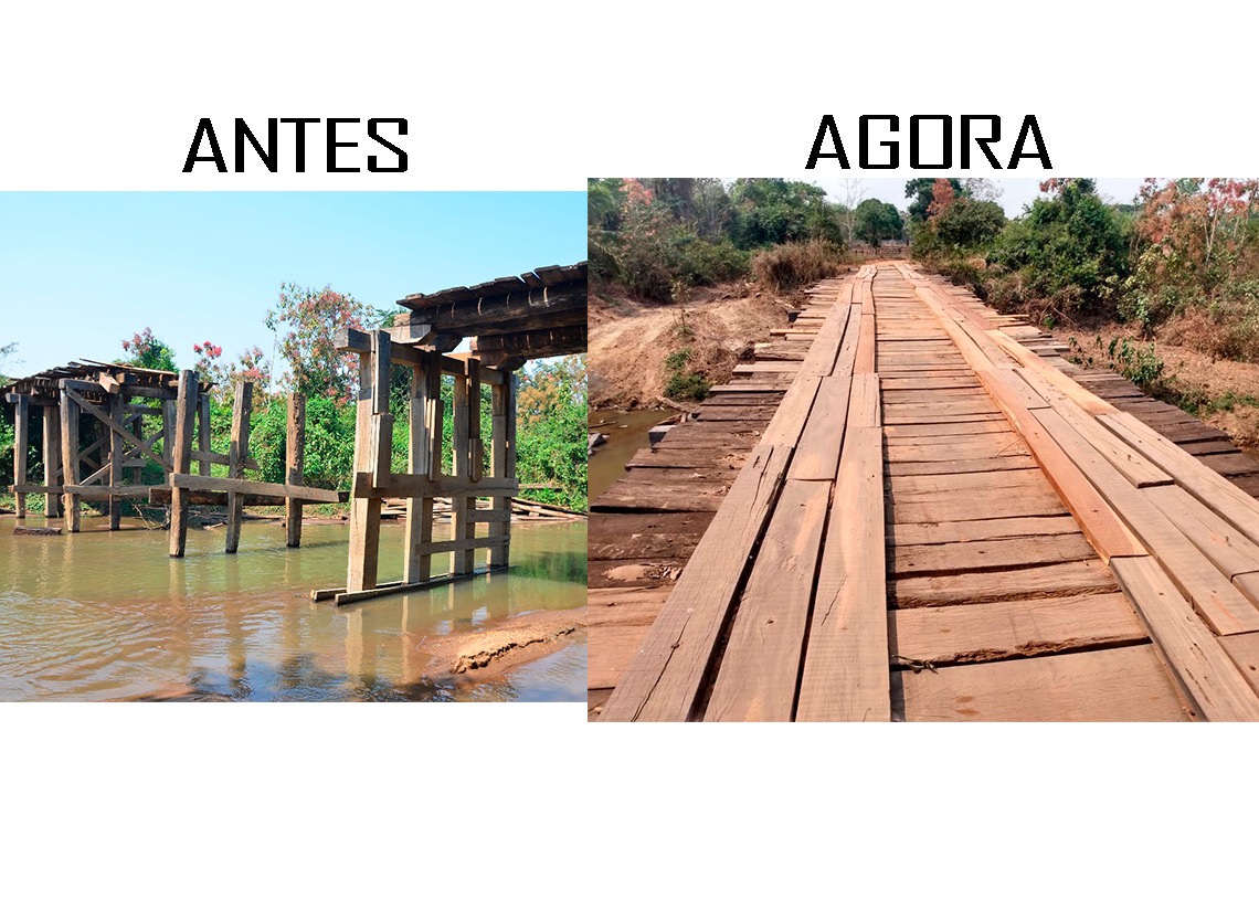 Rolim: Recuperada ponte do travessão das linhas 192/196 - News Rondônia
