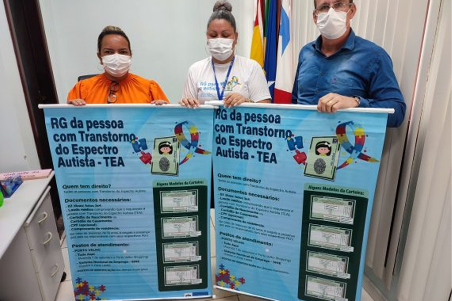 Carteiras de identidade para pessoas com autismo são emitidas em Guajará-Mirim - News Rondônia