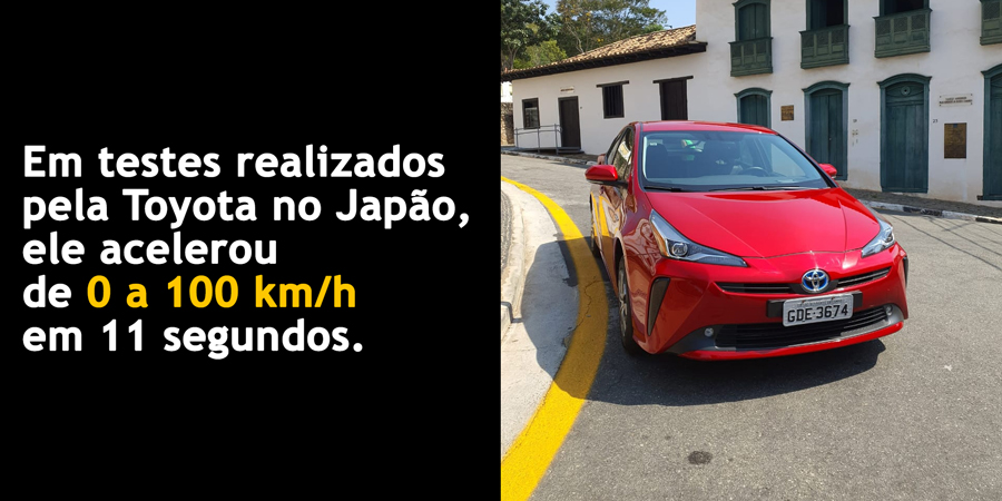 Em testes realizados pela Toyota no Japão, ele acelerou de 0 a 100 km/h em 11 segundos.