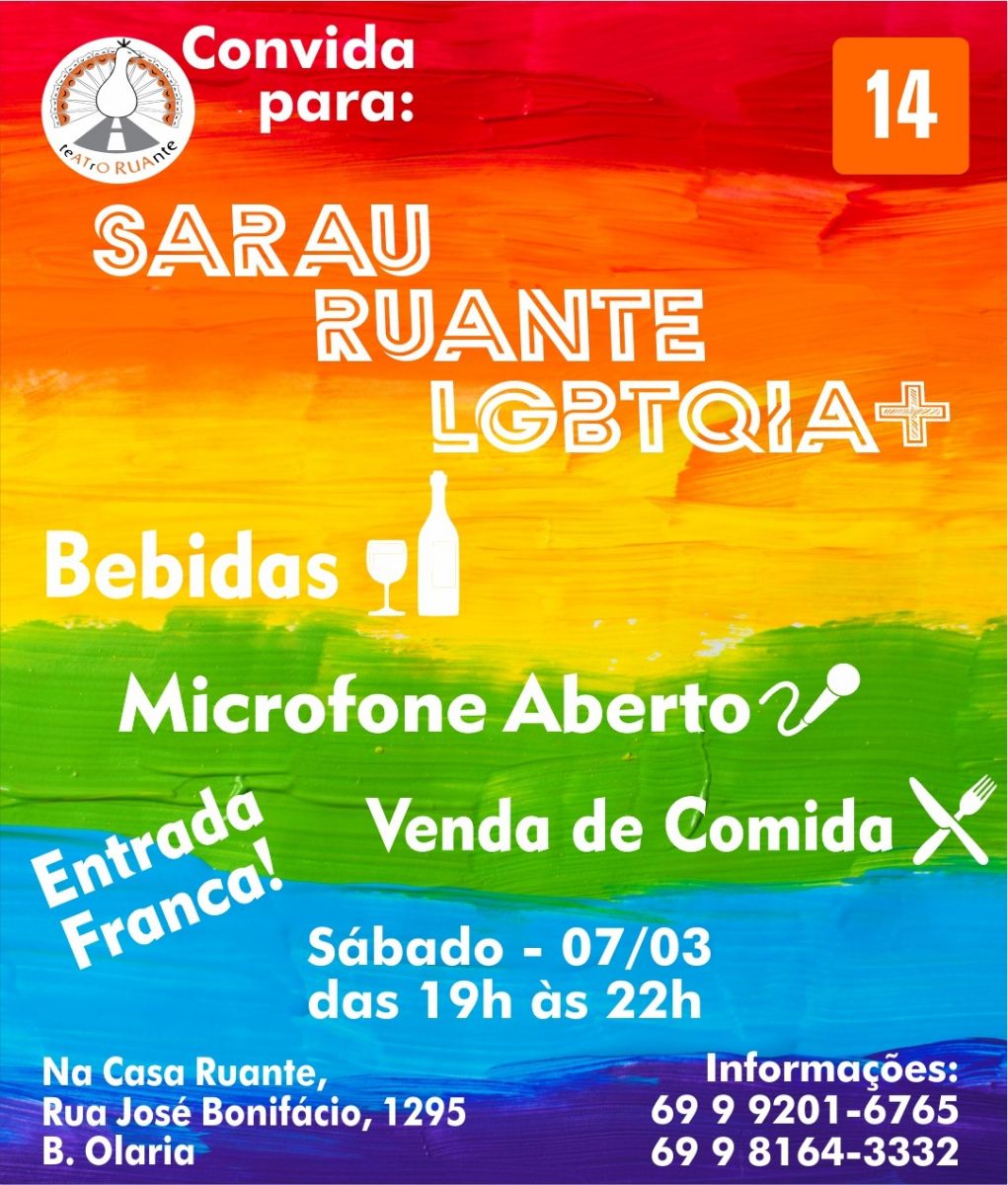 PRIMEIRO SARAU RUANTE DE 2020 - News Rondônia