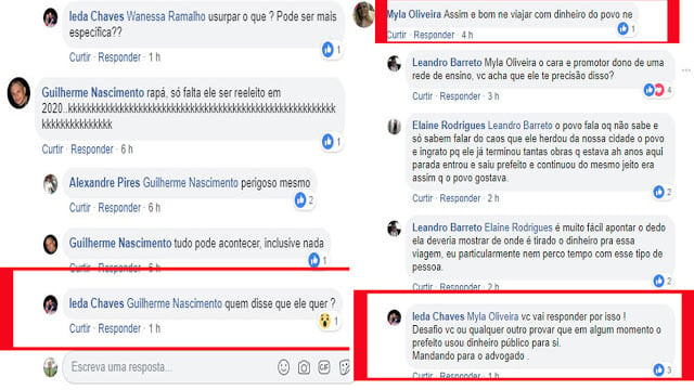 PRIMEIRA DAMA DE PORTO VELHO BATE BOCA EM REDES SOCIAIS E AMEÇA PROCESSAR INTERNAUTAS INDIGNADOS COM HILDON CHAVES - News Rondônia