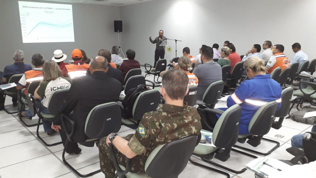 PRÉ-CHEIA - DEFESA CIVIL PARTICIPA DE ENCONTRO ANUAL SOBRE BOLETIM HIDROLÓGICO DO RIO MADEIRA - News Rondônia