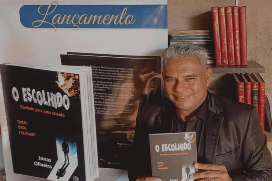Lançamento do livro O Escolhido, do pastor, Jonas Oliveira ocorre hoje no clube da OAB/RO - News Rondônia