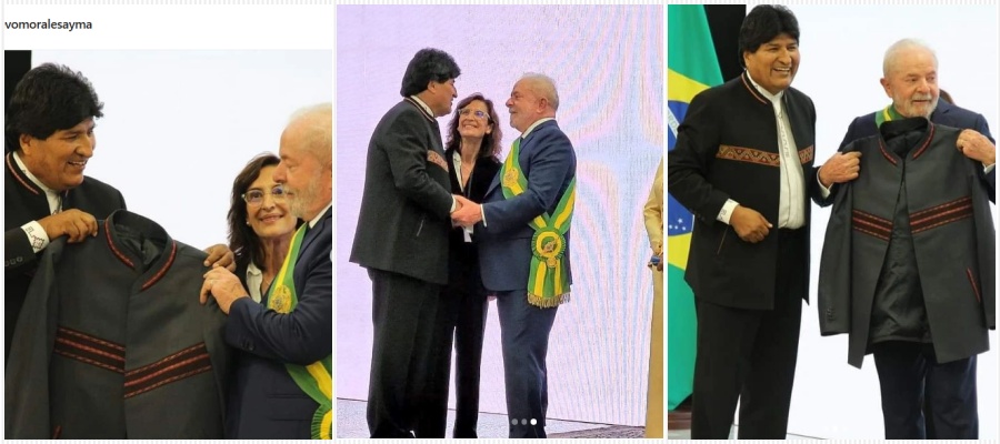 Traje liqui liqui volta a ser presenteado por Evo Morales ao presidente Lula; vestuário carrega simbolismo e cultura dos Povos Andinos - News Rondônia