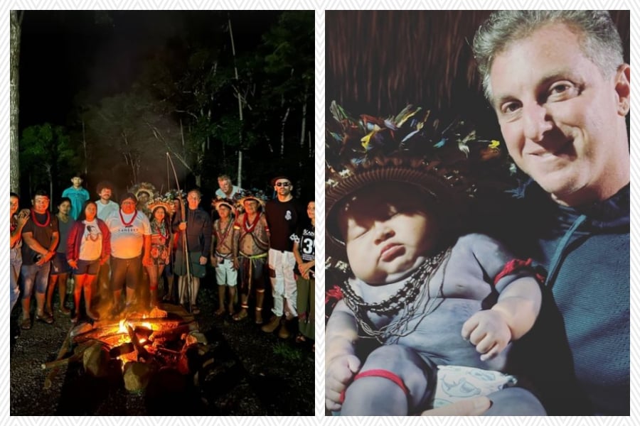Luciano Huck enaltece a integração dos Suruís com a preservação da floresta - News Rondônia