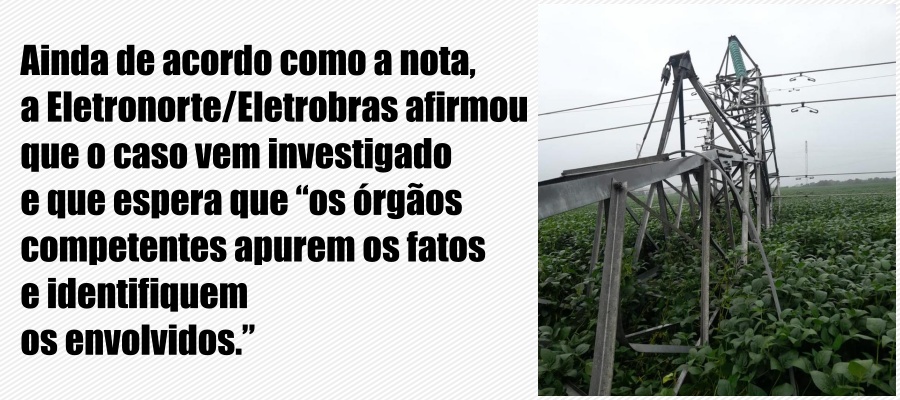 Eletronorte trata como sabotagem a queda da torre que interliga RO e AC ao Sistema Nacional - News Rondônia