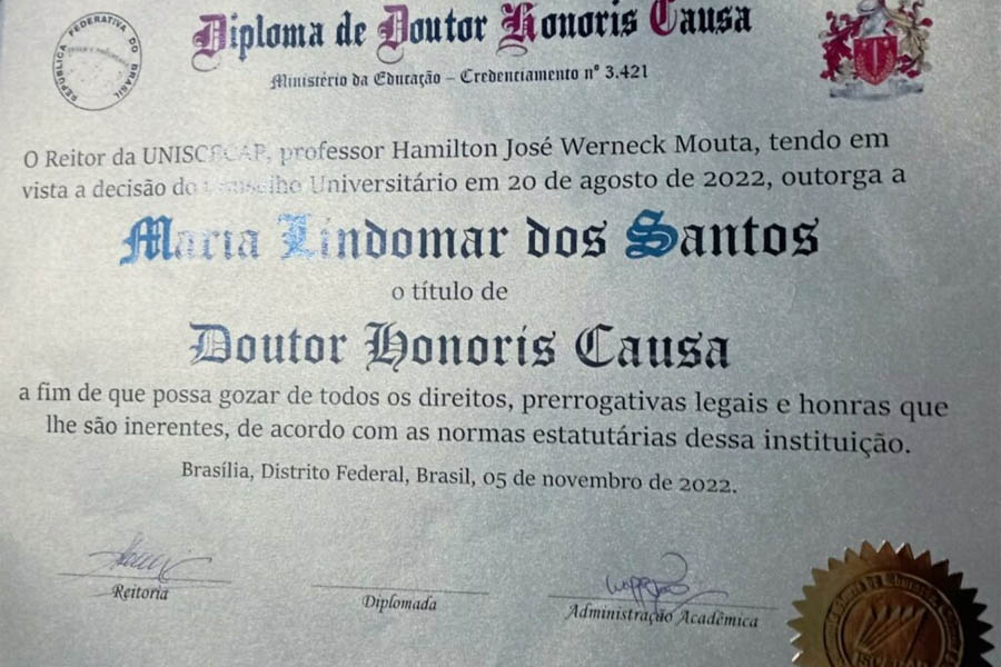 Professora de Cacoal recebe título de Doutor Honoris Causa em Brasília - News Rondônia