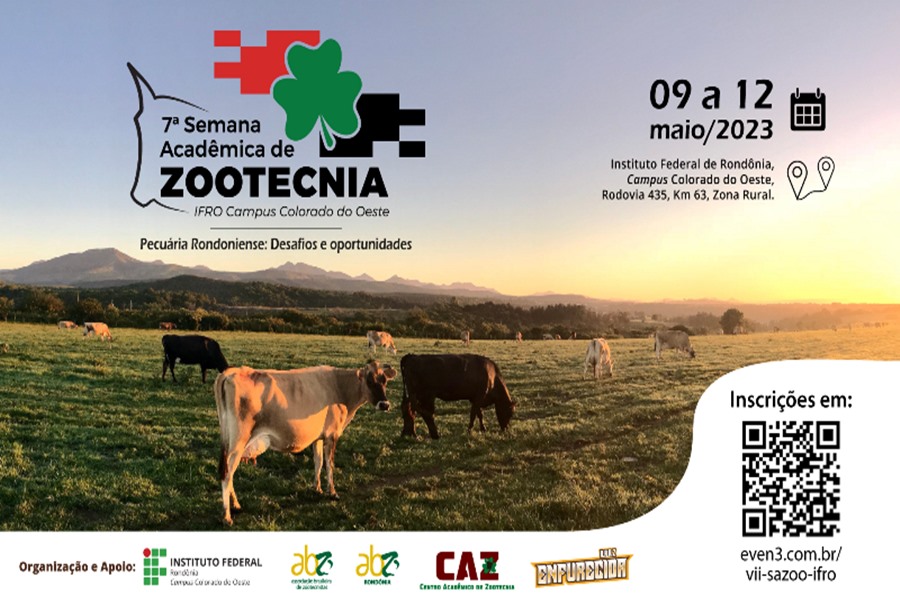 Continuam abertas as inscrições para 7ª Semana de Zootecnia do Colorado do Oeste - News Rondônia