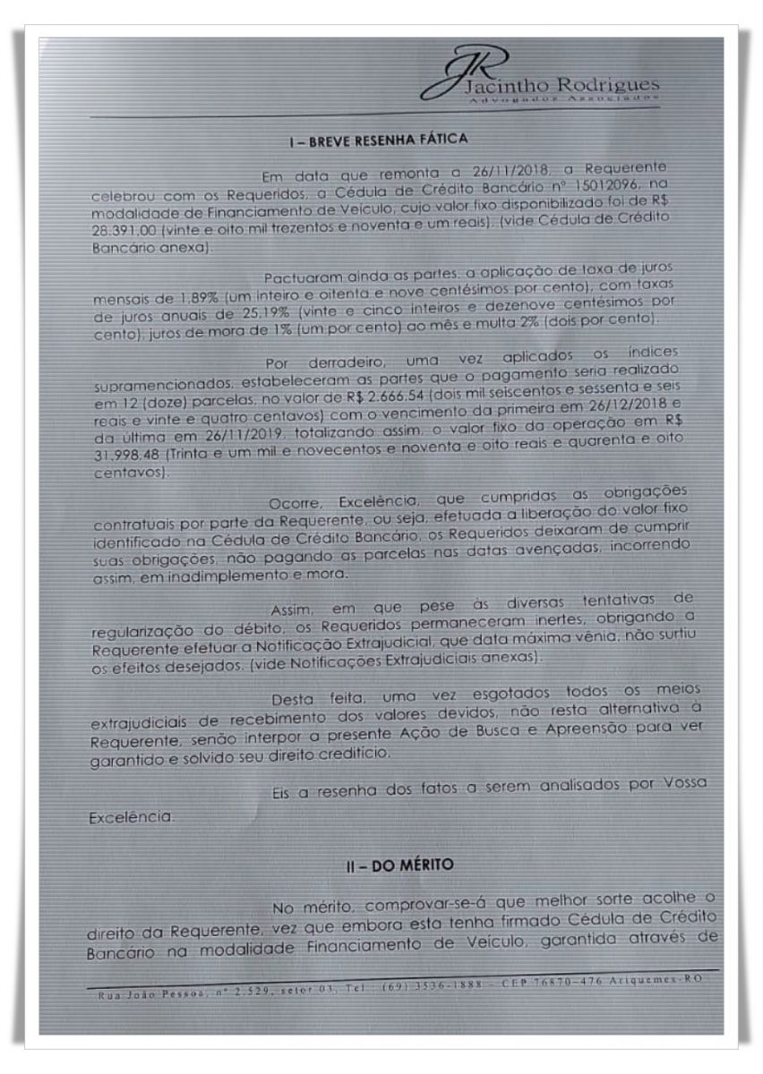 Sobrinha do Deputado Geraldo da Rondônia registra Boletim de Ocorrência contra o tio por importunação, ameaças e fraude em seus documentos - News Rondônia