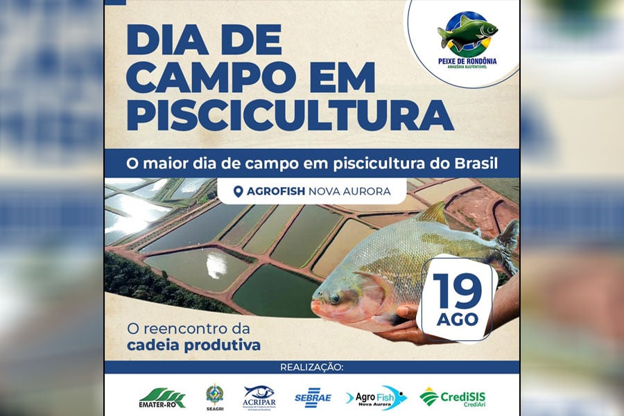 EM THEOBROMA: Mega Dia de Campo movimenta piscicultura em Rondônia - News Rondônia
