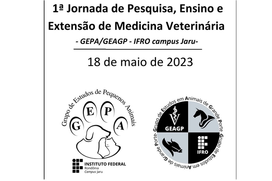 1ª Jornada de Pesquisa, Ensino e Extensão de Medicina Veterinária será em maio em Jaru - News Rondônia