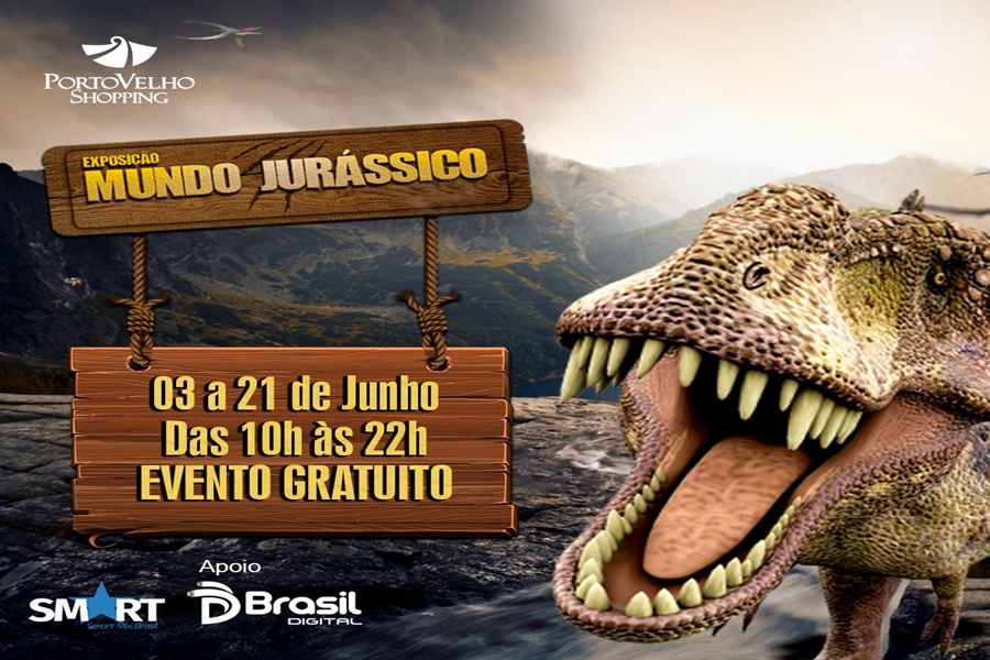 Exposição Mundo Jurássico: uma viagem ao mundo perdido e às suas figuras pré-históricas chega em junho a Porto Velho - News Rondônia