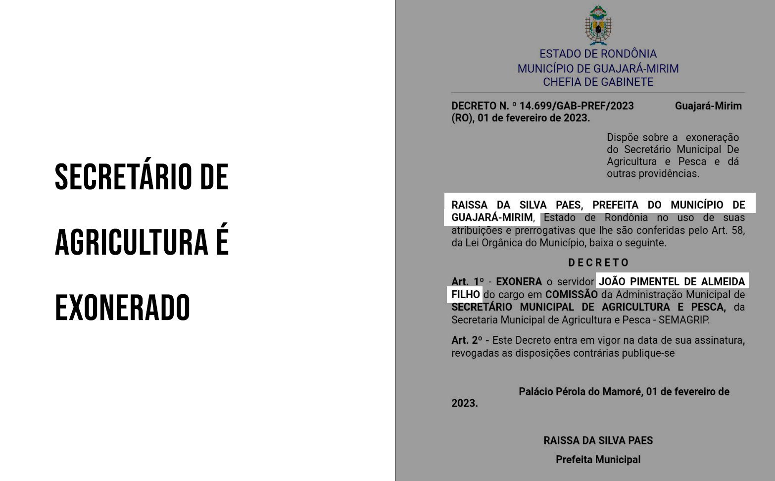 EXCLUSIVO: Em Guajará-Mirim marido da prefeita articula mudanças na câmara municipal para afastar vereador fiscalizador Rivan Eguez - News Rondônia