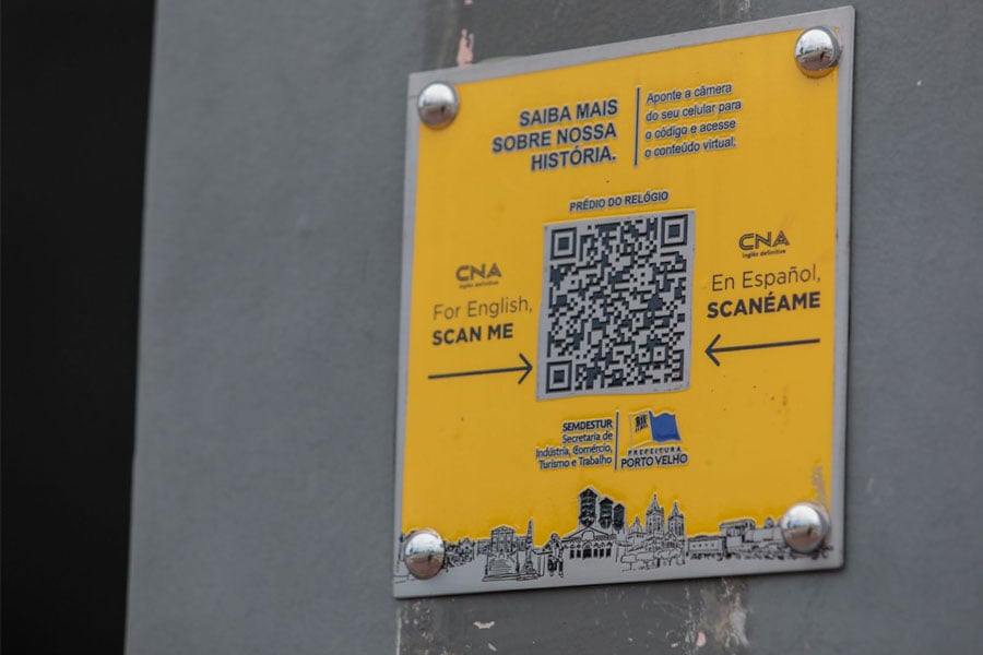 Placas com QR Codes são instaladas nos principais pontos turísticos de Porto Velho - News Rondônia