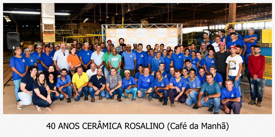 Coluna social Marisa Linhares: Comemoração de 40 anos - Cerâmica Rosalino - News Rondônia