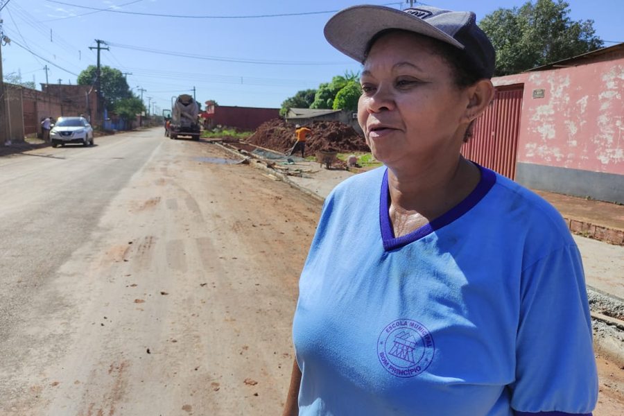Obras na rua Itatiaia seguem em fase final - News Rondônia
