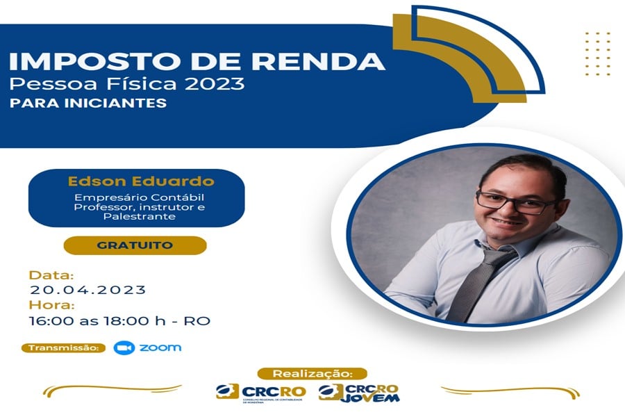 GRATUITO: CRC-RO oferece curso de Imposto de Renda Pessoa Física 2023 para iniciantes - News Rondônia