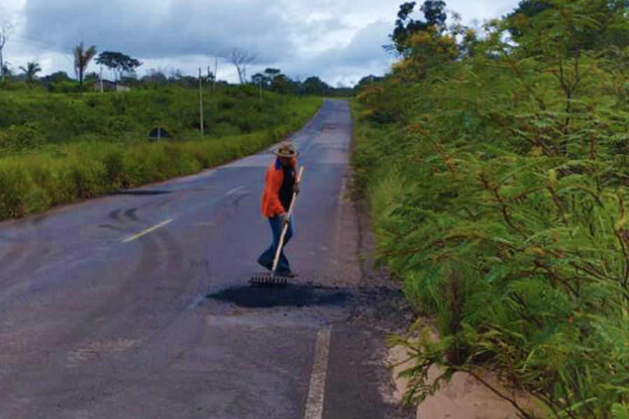 DER executa manutenção nas rodovias 370 e 391 com ações da 6ª Usina de Asfalto - News Rondônia