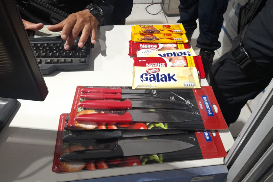 Homem é preso suspeito de furtar facas e chocolates na zona leste - News Rondônia