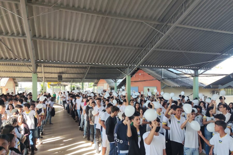 No Dia da Educação, Seduc promove projeto 'Corrente pela paz e amor na escola' nas escolas de Rondônia - News Rondônia