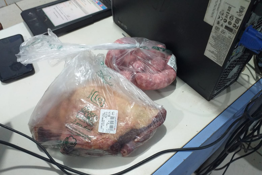 Homem é preso furtando carne e toscana em supermercado na zona leste - News Rondônia