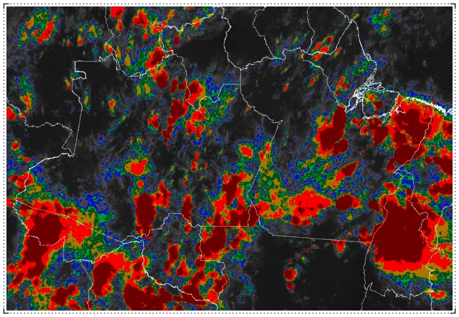 Segunda com alerta de tempo instável, chuvas passageiras, mas com a tendência para fortes - News Rondônia