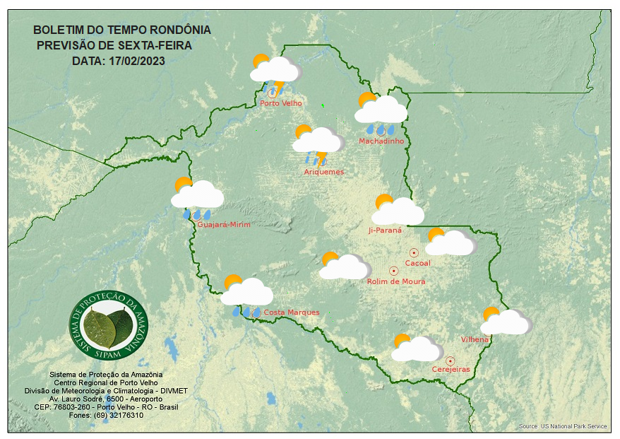 BOLETIM DO TEMPO: Previsão para essa sexta-feira 17 - News Rondônia