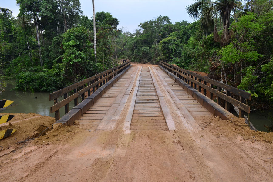 Prefeitura de Cujubim constrói três pontes novas para garantir trafegabilidade na área rural - News Rondônia