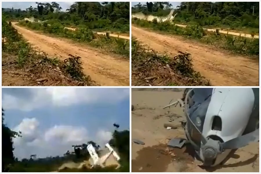Queda de avião em garimpo mostra o perigo das pistas clandestinas - News Rondônia