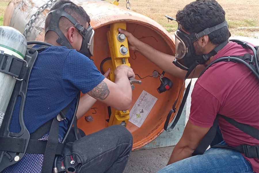 Servidores da Caerd recebem capacitação quanto ao manuseio do cloro gás; treinamento ocorre na ETA II, em Porto Velho - News Rondônia