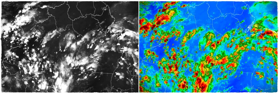 Previsão aponta para pancadas de chuva por volta das 20h em boa parte do estado - News Rondônia