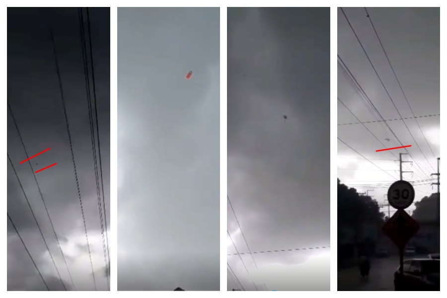 Manaus: vídeo mostra momento de tensão vivido por paraquedistas em meio a um forte temporal - News Rondônia