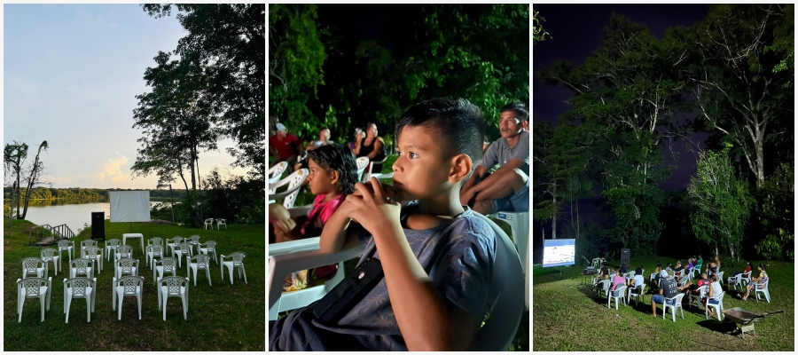 CINEMA AO AR LIVRE: lago do Cuniã recebe filmes em sessão especial sobre a vida ribeirinha - News Rondônia