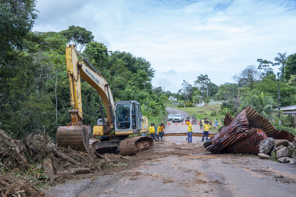 Com obra finalizada, estrada de Santo Antônio volta a ser reaberta ao tráfego - News Rondônia